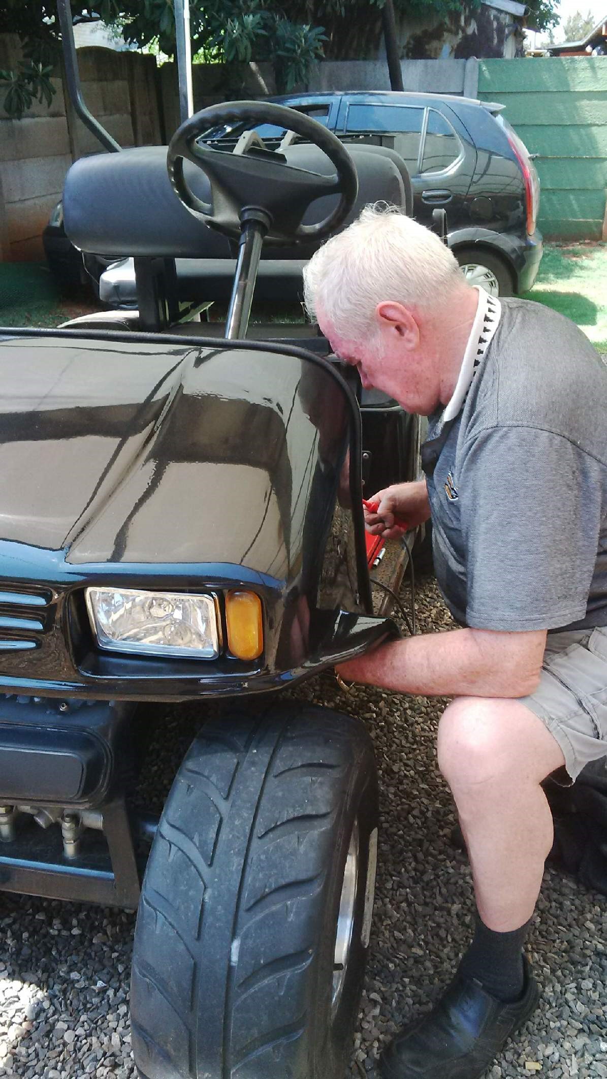 Hannes fit new lights